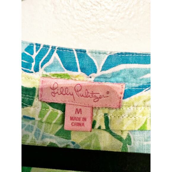 Lilly Pulitzer Elina tunic Dress Green size Medium - Picture 4 of 4